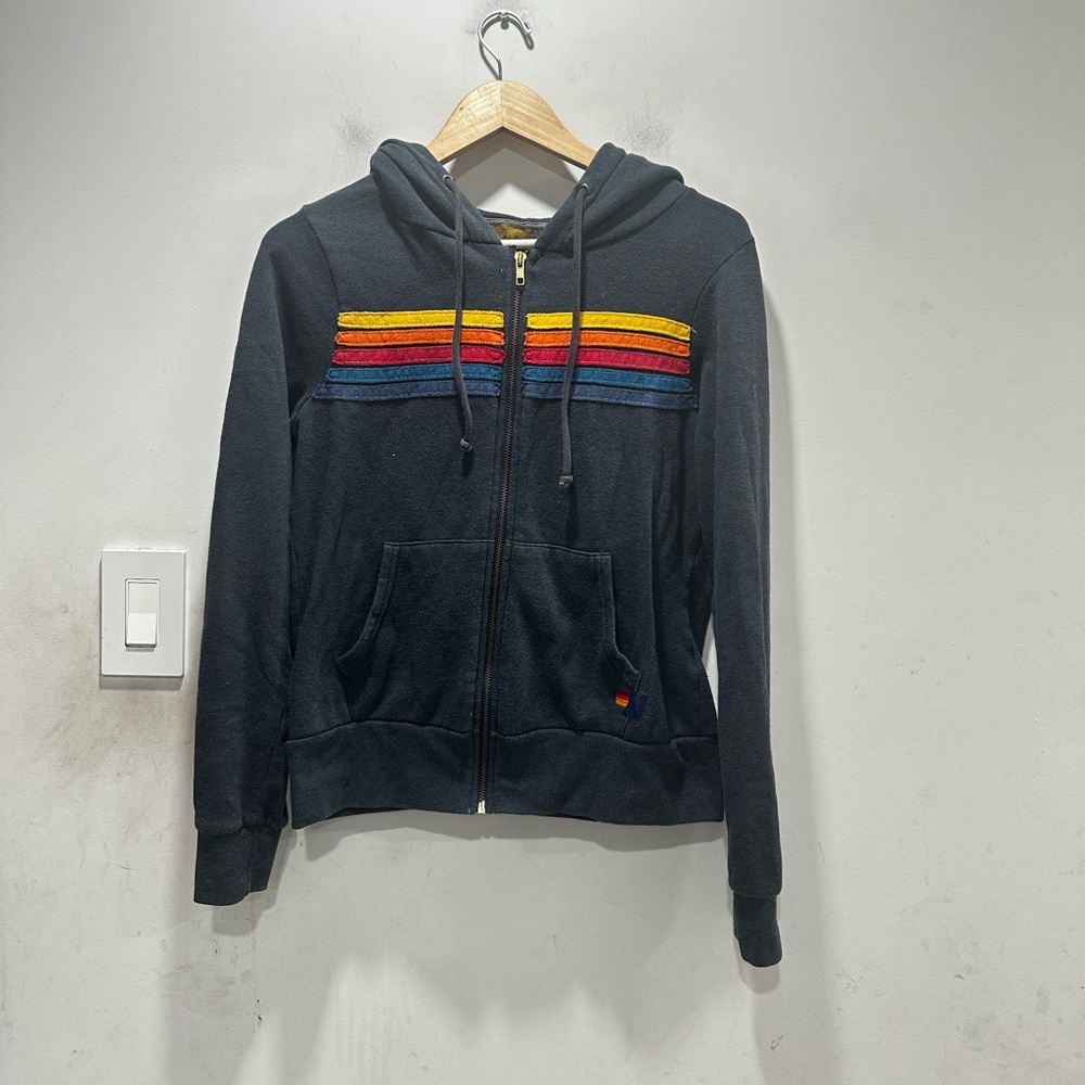 Aviator Nation 5 Striped hoodie